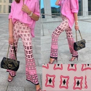 NWT* ZARA FLARE PANTS WITH PATTERN